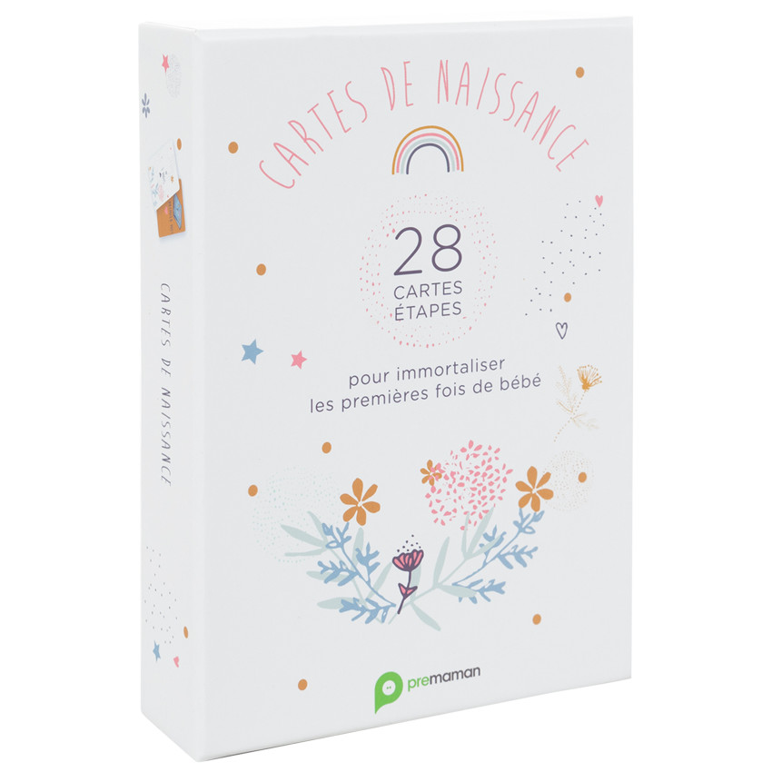 Cartes photo de naissance bébé fille x28