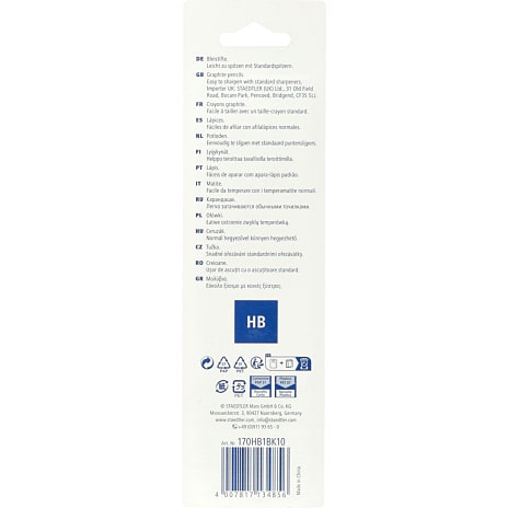 Staedtler blyant HB - 10 stk./bk