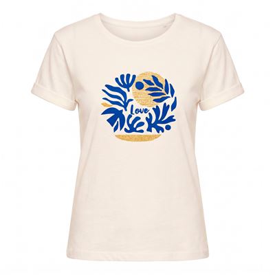 Pyjama corsaire femme motif fleurs