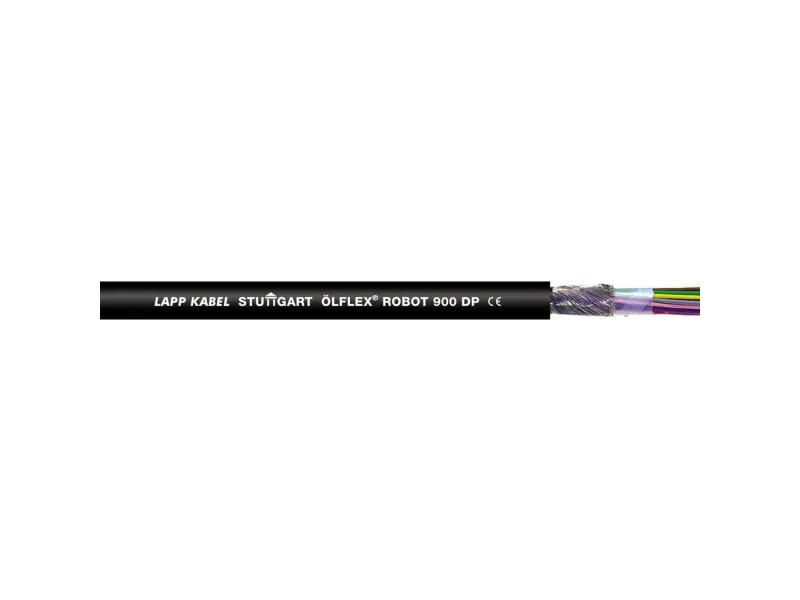 LAPP 28136/100 Slæbekædekabel ÖLFLEX® ROBOT 900 DP 10 x 0.34 mm² Sort 100 m