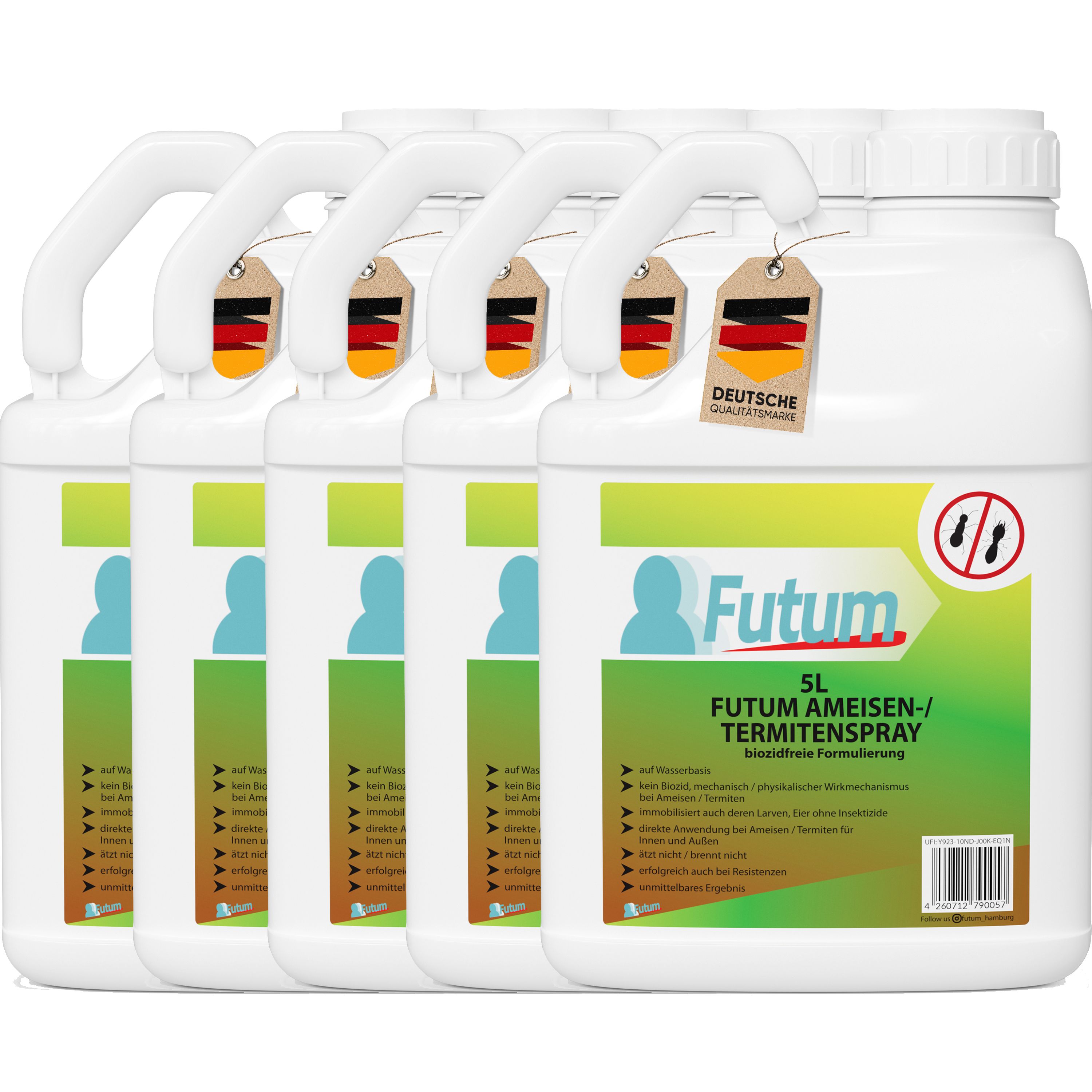 FUTUM 5x5L Ameisen- / Termitenspray
