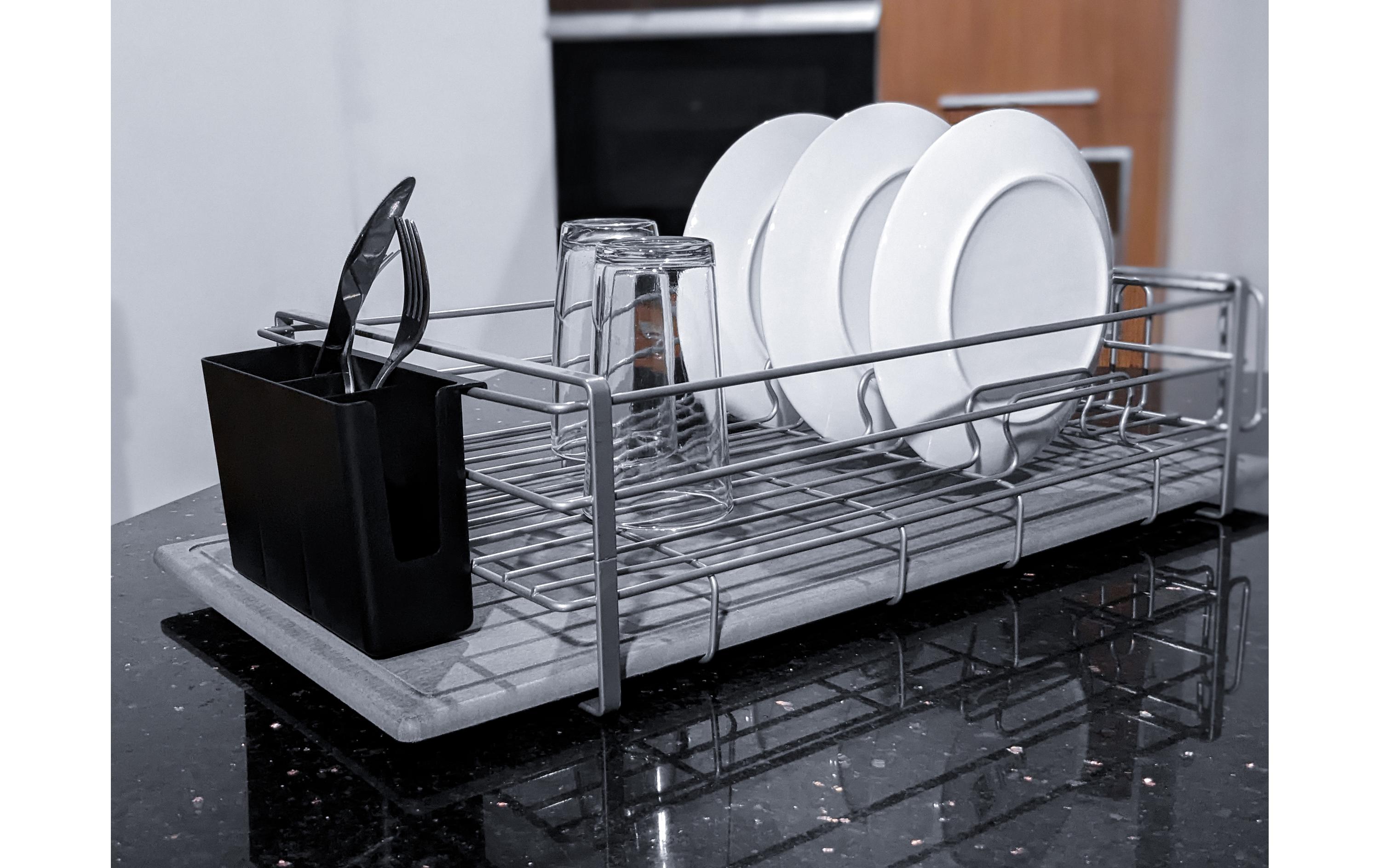 Abtropfgestell Framma Hellgrau/Silber<br>Abtropfgitter