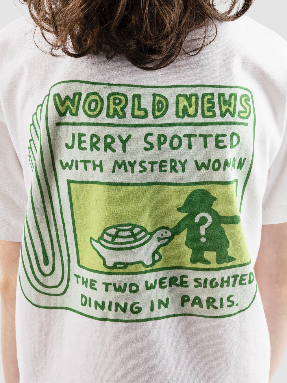 A.LAB World News Kids T-Shirt white