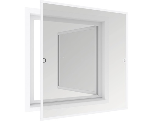 Insectenhor spanraam voor ramen PLUS FLAT wit 120x150 cm