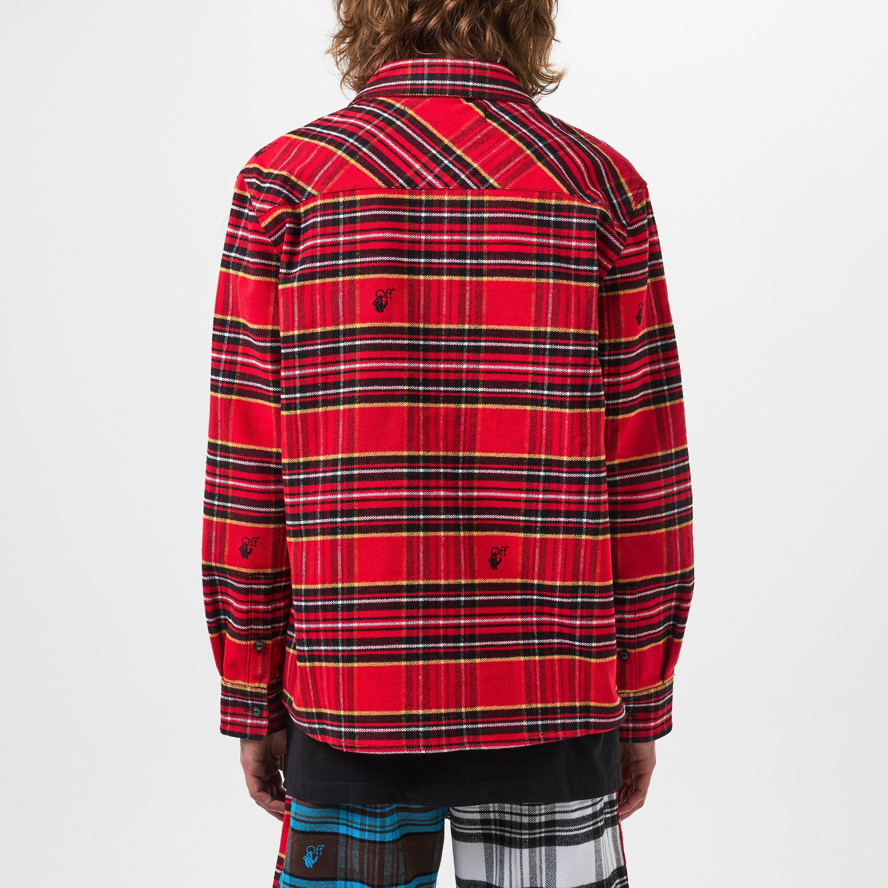 Off White Flannel Skate Shirt