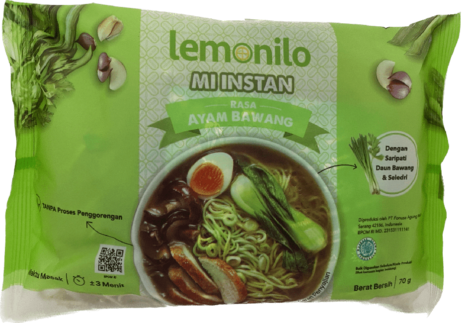 Lemonilo Instant Noedels Ayam Bawang Kip Uiensmaak 70g