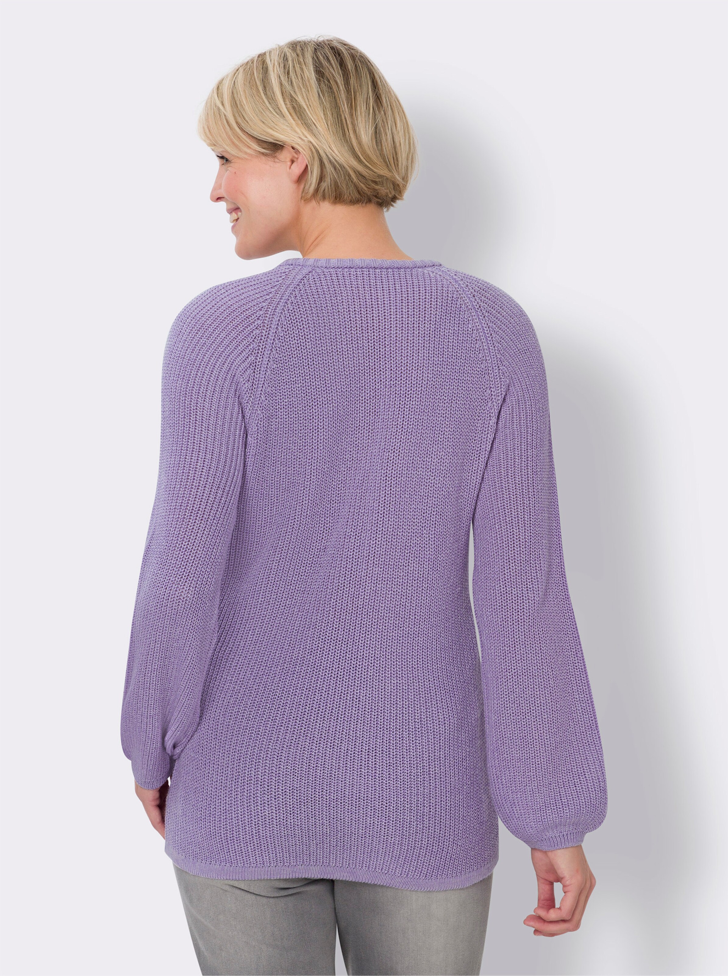 Rippenpullover
