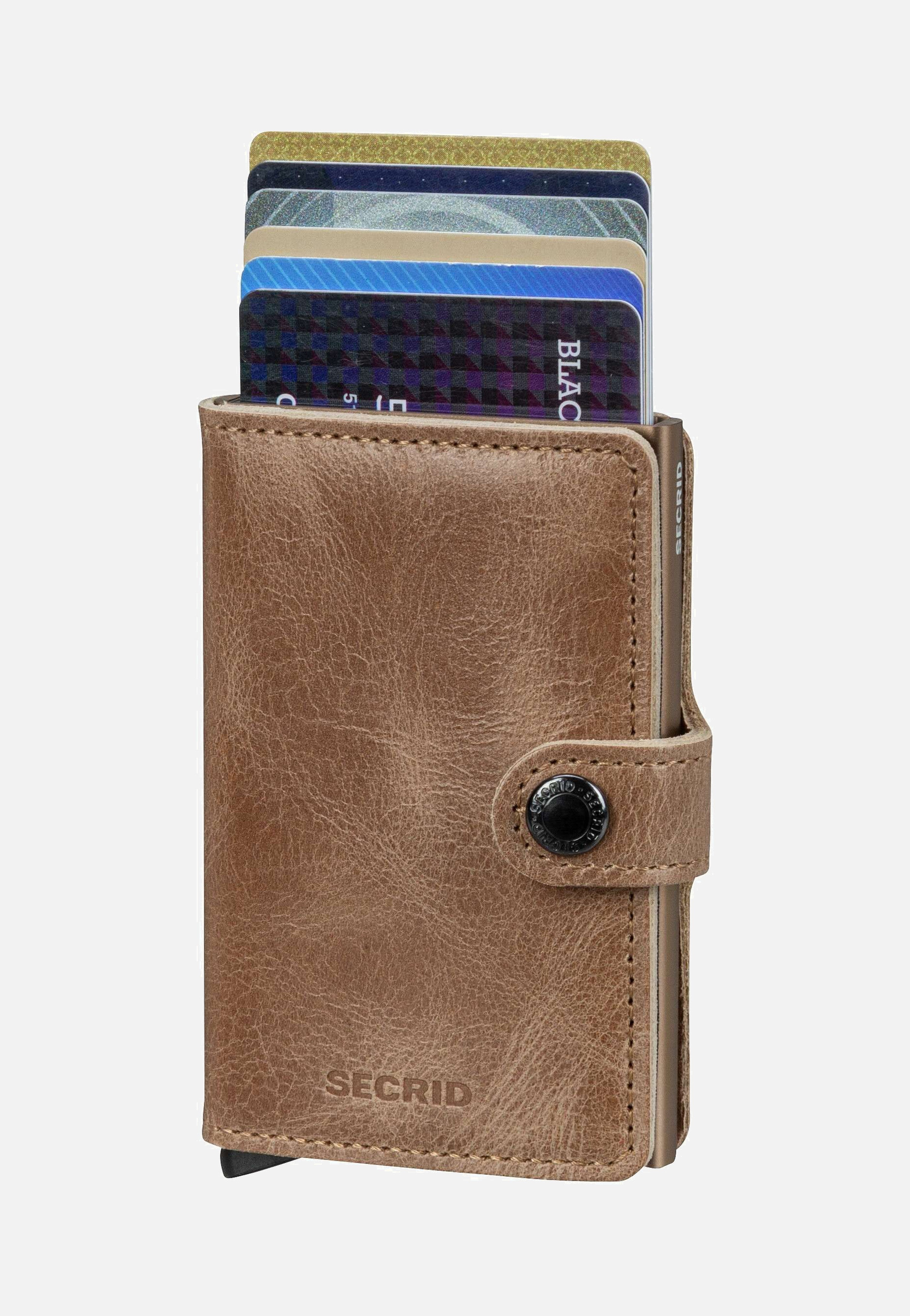 Miniwallet Vintage Taupe - Portemonnaie