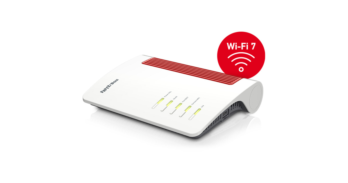 FRITZ!Box 7682 Edition International router  (Wit/rood)