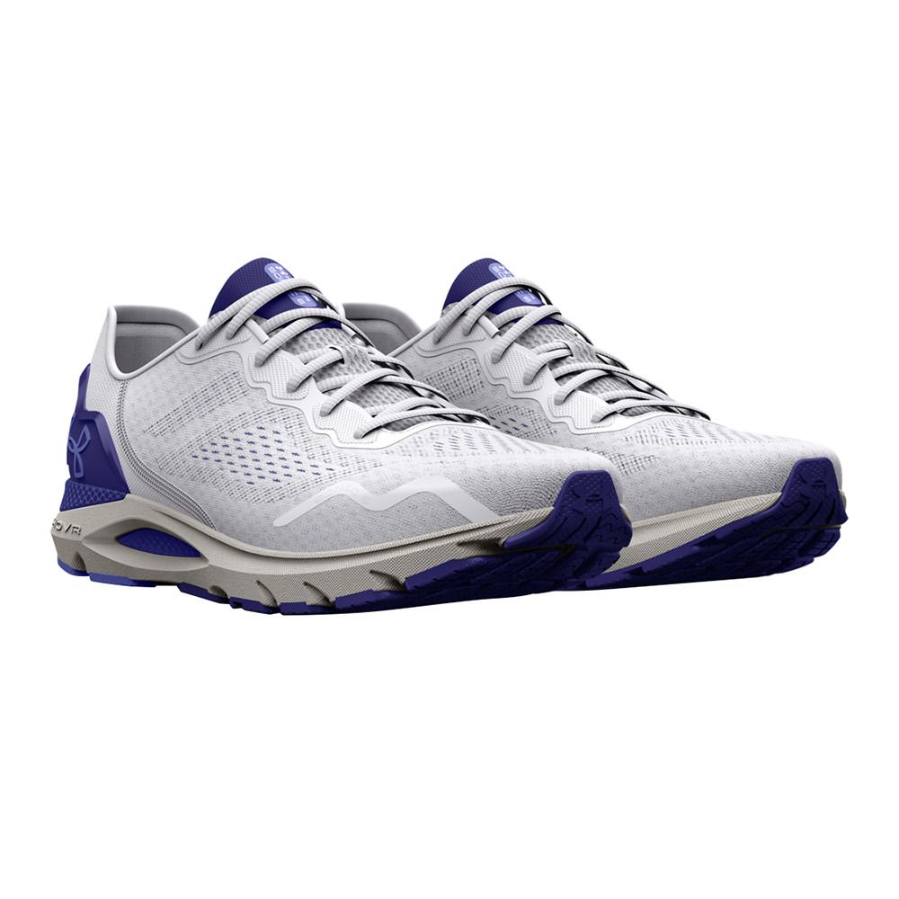 Under Armour UA HOVR SONIC 6 - Chaussures running Femme white/sonar blue/baja blue