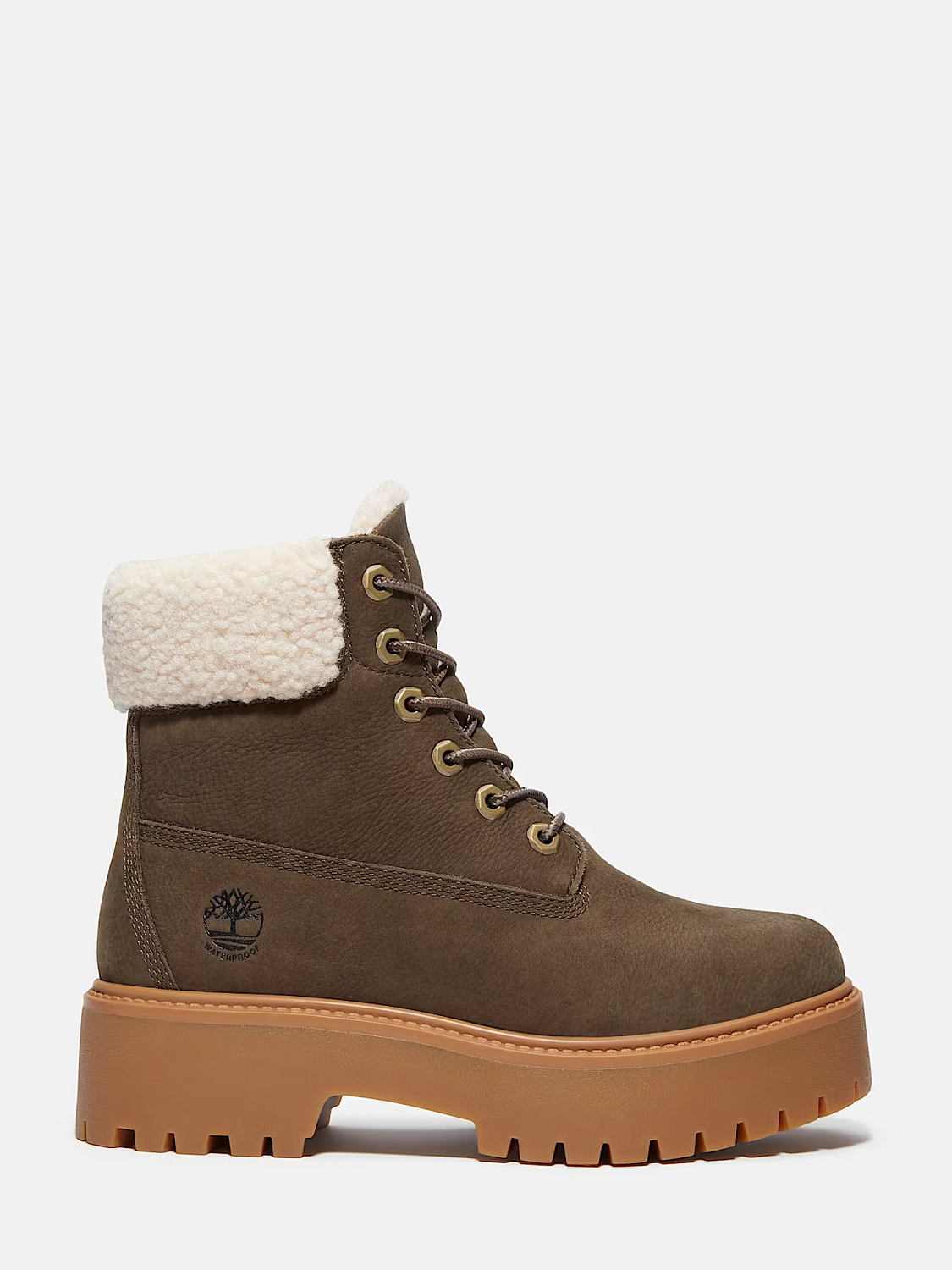 Timberland Warm-Lined Waterproof Platform Boot