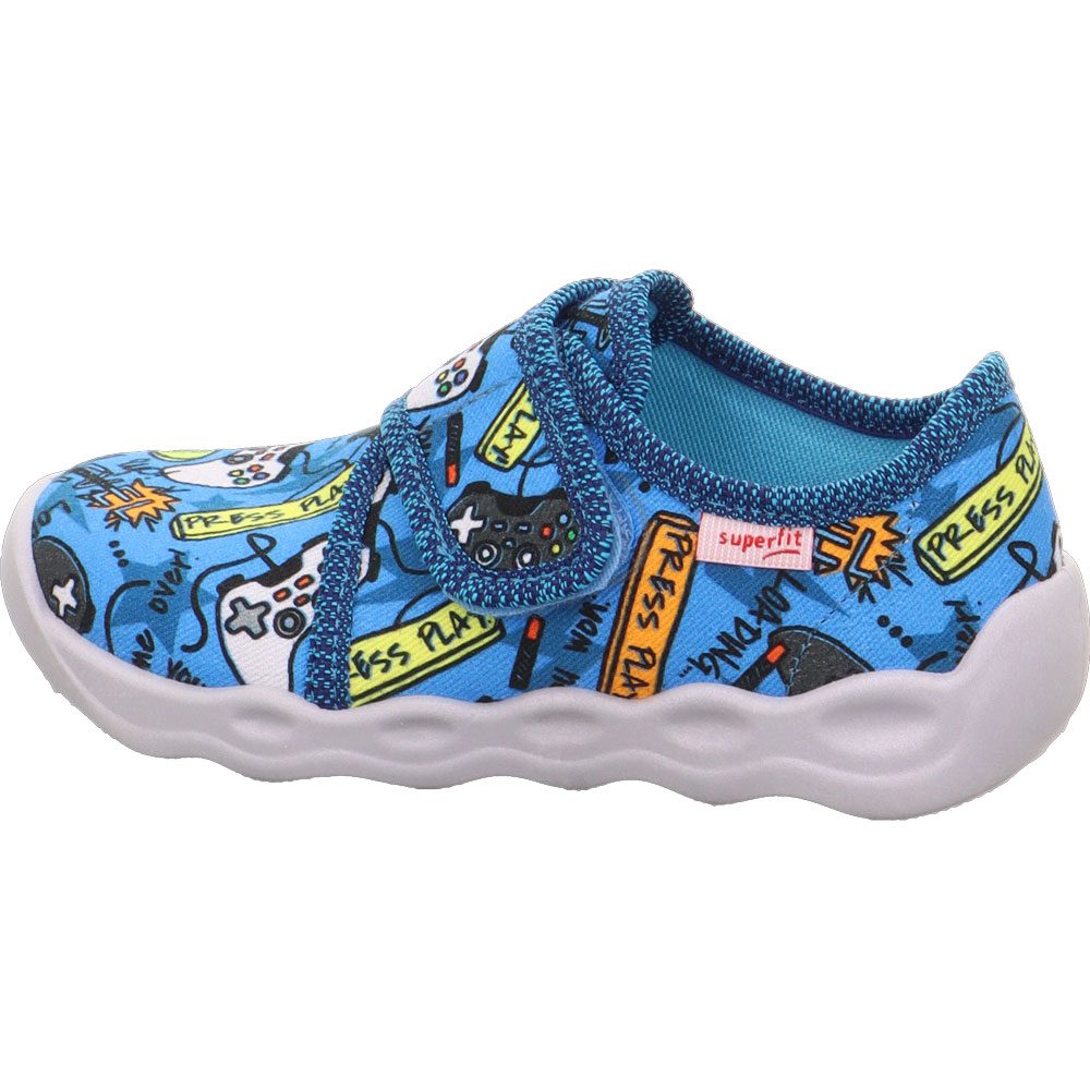 Superfit Bubble Hausschuhe Kinder blau