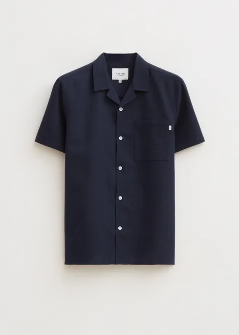 Structuur overhemd blauw (BLW)