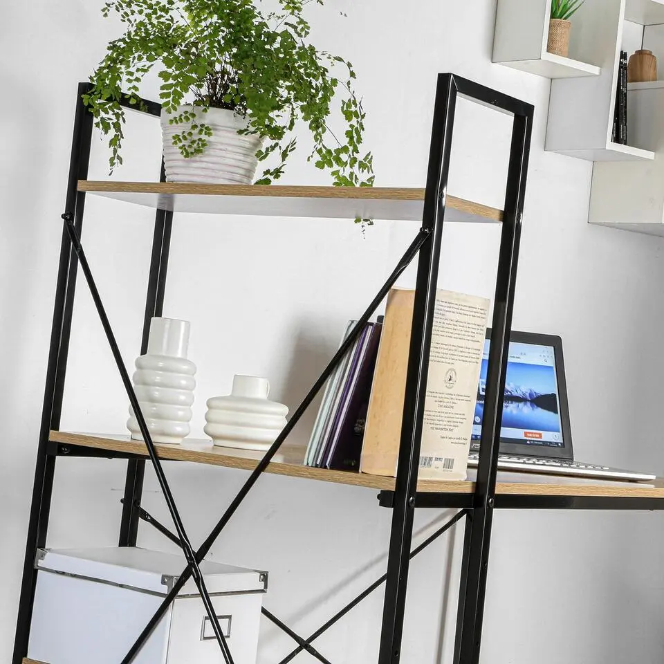 CALICOSY - Bureau - Licht hout - 120x120x