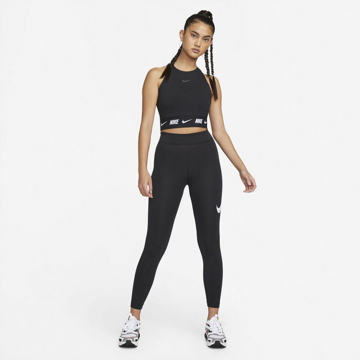 Nike Sportswear Crop top Sort