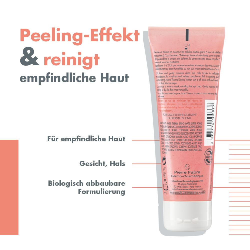 Avène Mildes Peeling-Gel - für empfindliche Hauttypen und ein verfeinertes Hautbild