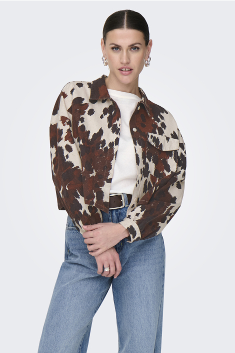 Only bruine dames blouse
