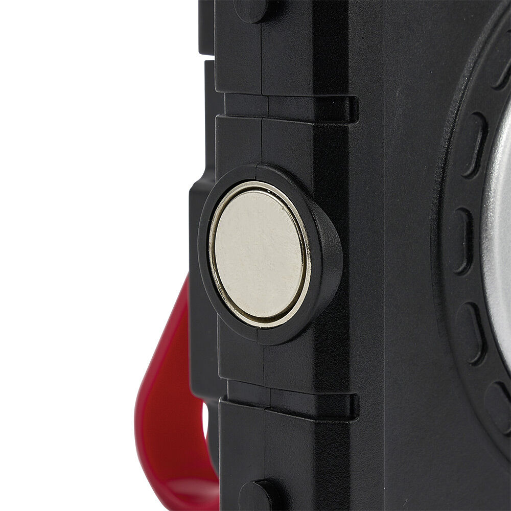 Lampe LED brico Profilex aimantée multifonctions noire et rouge