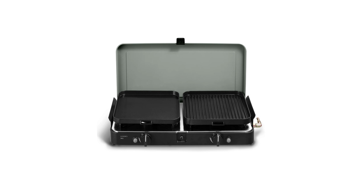 Cadac2 Cook 3 Pro Deluxe gaskooktoestel  (met bakplaat en grillplaat)