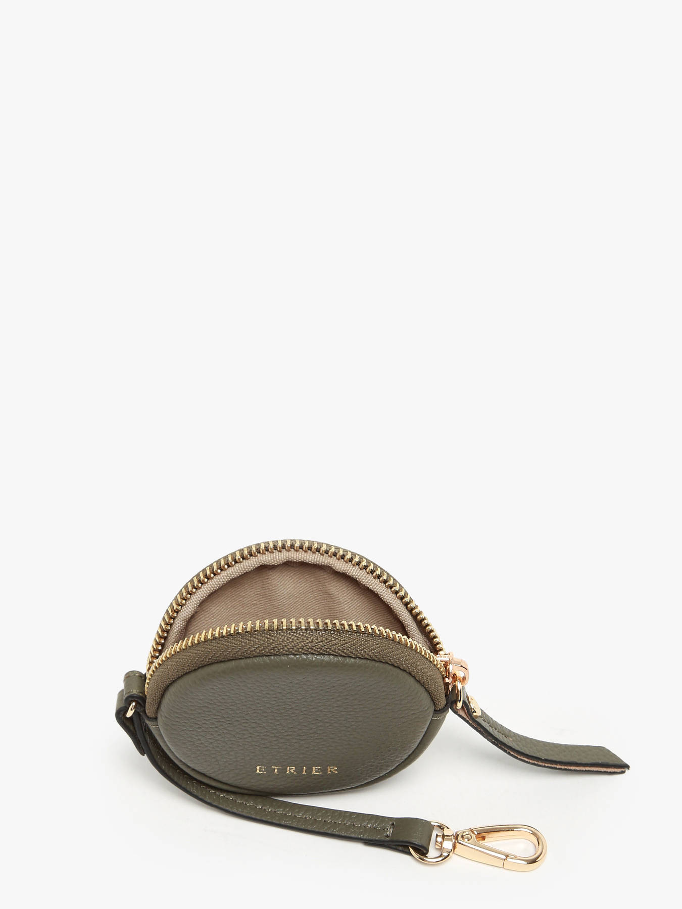 Porte-monnaie rond Tradition cuir ETRIER