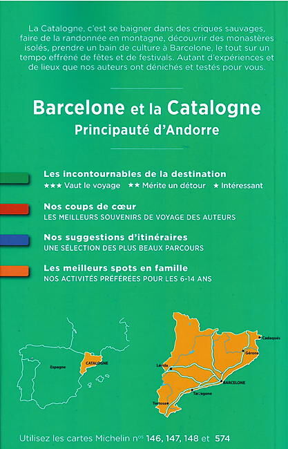 MICHELIN - GUIDE VERT BARCELONE ET LA CATALOGNE