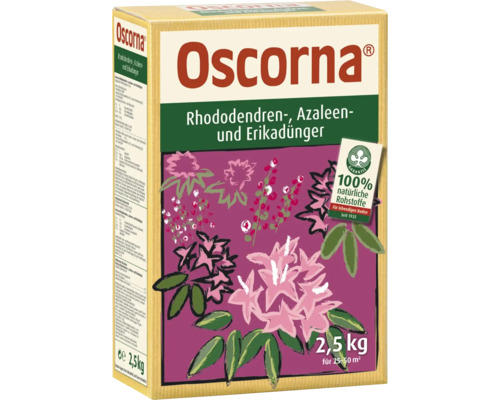 Rhododendron-, azalea- en heidemeststof Oscorna 2,5 kg organische meststof