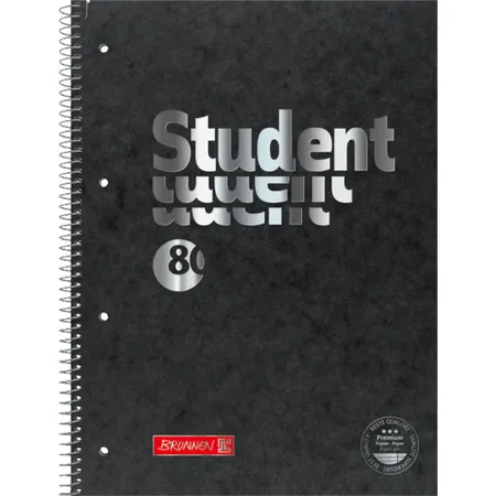 BRUNNEN Collegeblock FACT!plus, A4, Lineatur 27, liniert, 80 Blatt