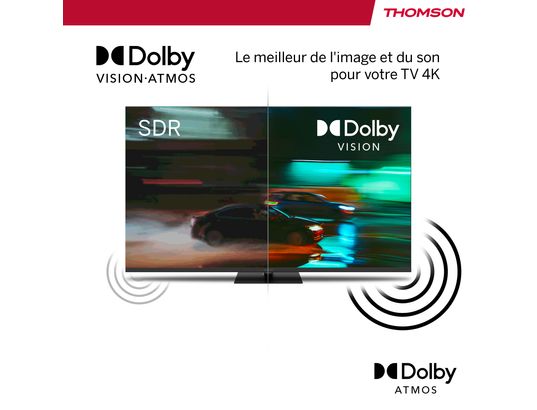 THOMSON - TV Mini LED 4K 126 cm 50MG7C15 Google TV - QD-Mini LED