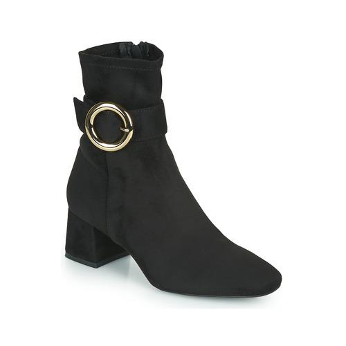 JB Martin - LAMIE - TOILE SUEDE STRETCH NOIR