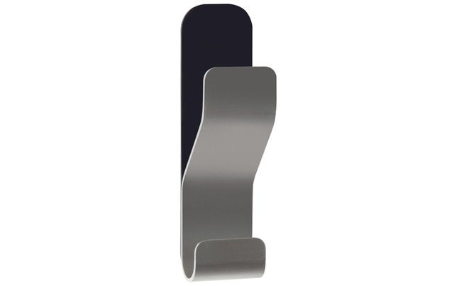spirella Wandhaken »Anobile Schwarz/Silber 1 kg« Spritzwassergeschützt
