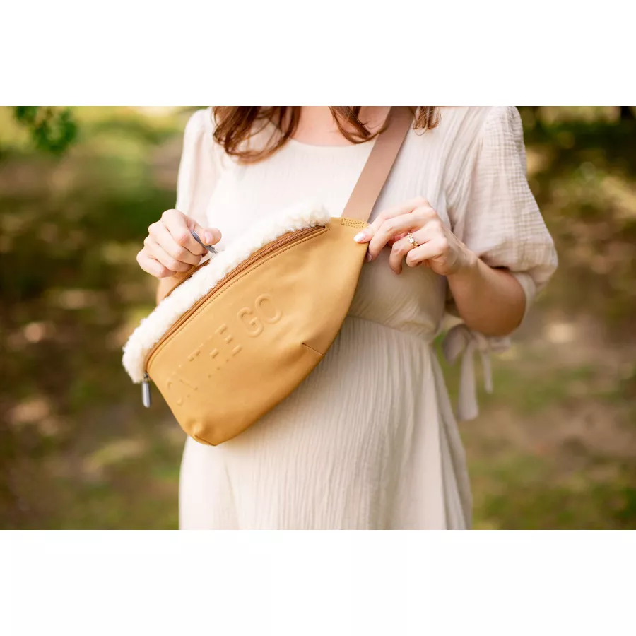 CHILDHOME Banana Bag Velours braun