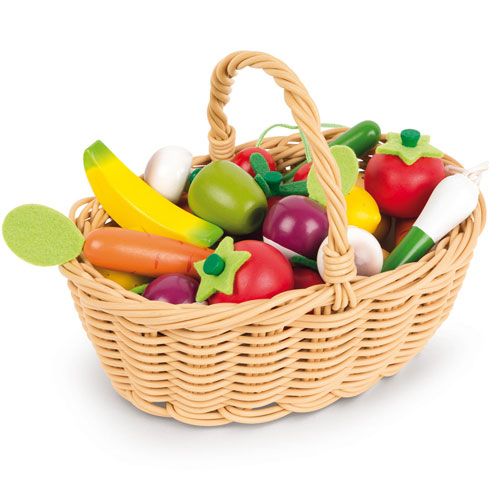 Janod mandje met fruit en groenten (24st) 5620
