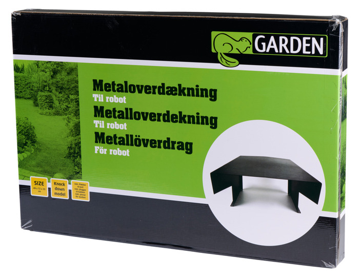 Overdækning til robotplæneklipper metal - Garden
