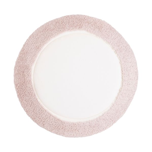 Baby's Only Hoeslaken Boxmatras Rond - Snow - Oud Roze - Ø95 cm