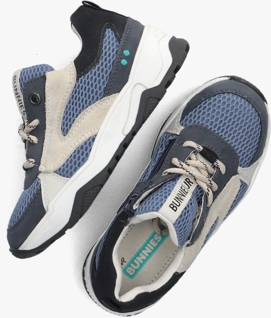 BUNNIESJR blauwe bunniesjr lage sneakers ciske chunky
