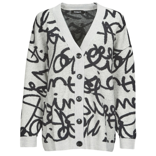 Desigual - LETTERING - Gris / Noir