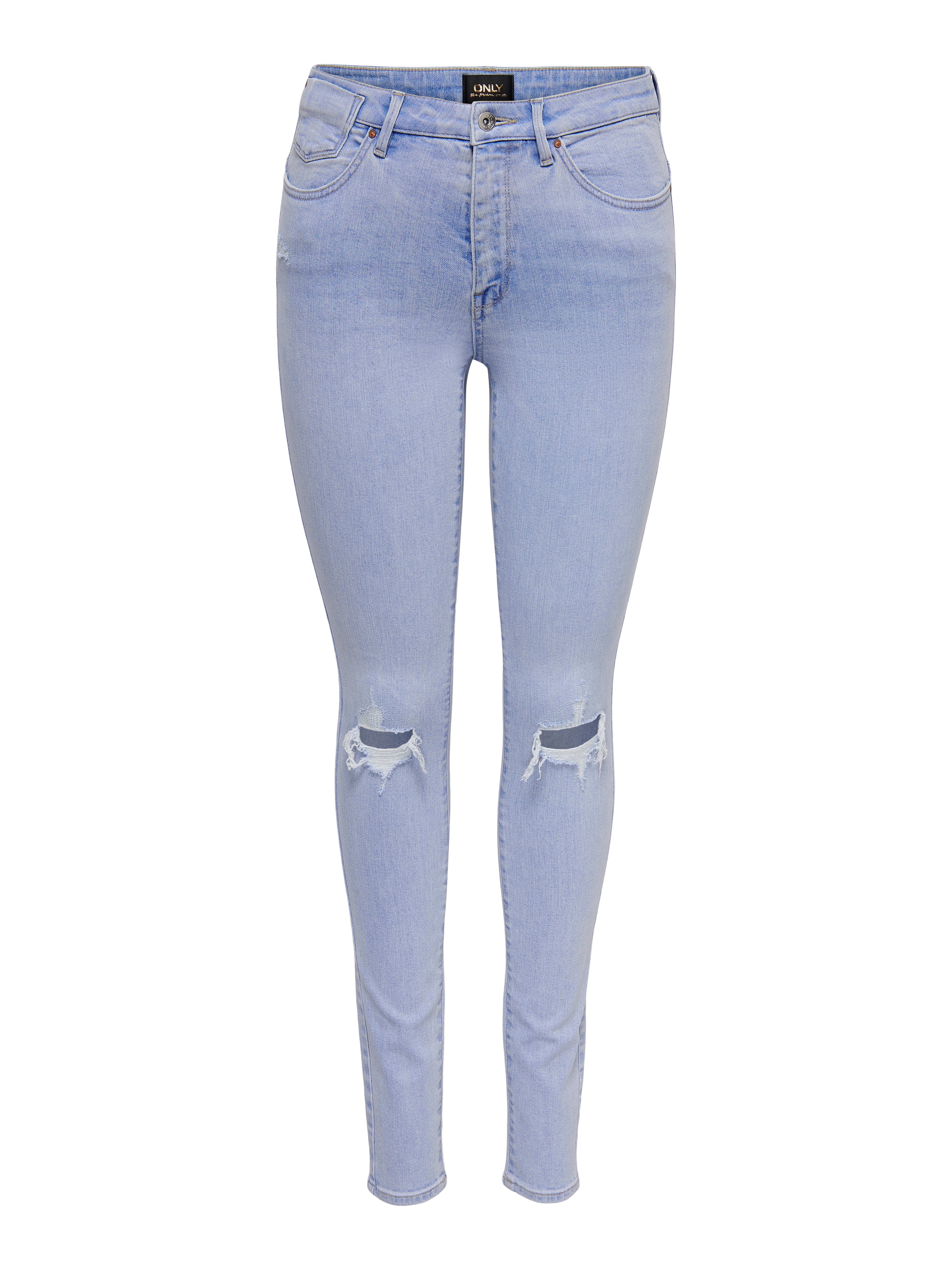 ONLFOREVER Hohe Taille Skinny Fit Jeans Light Blue Denim