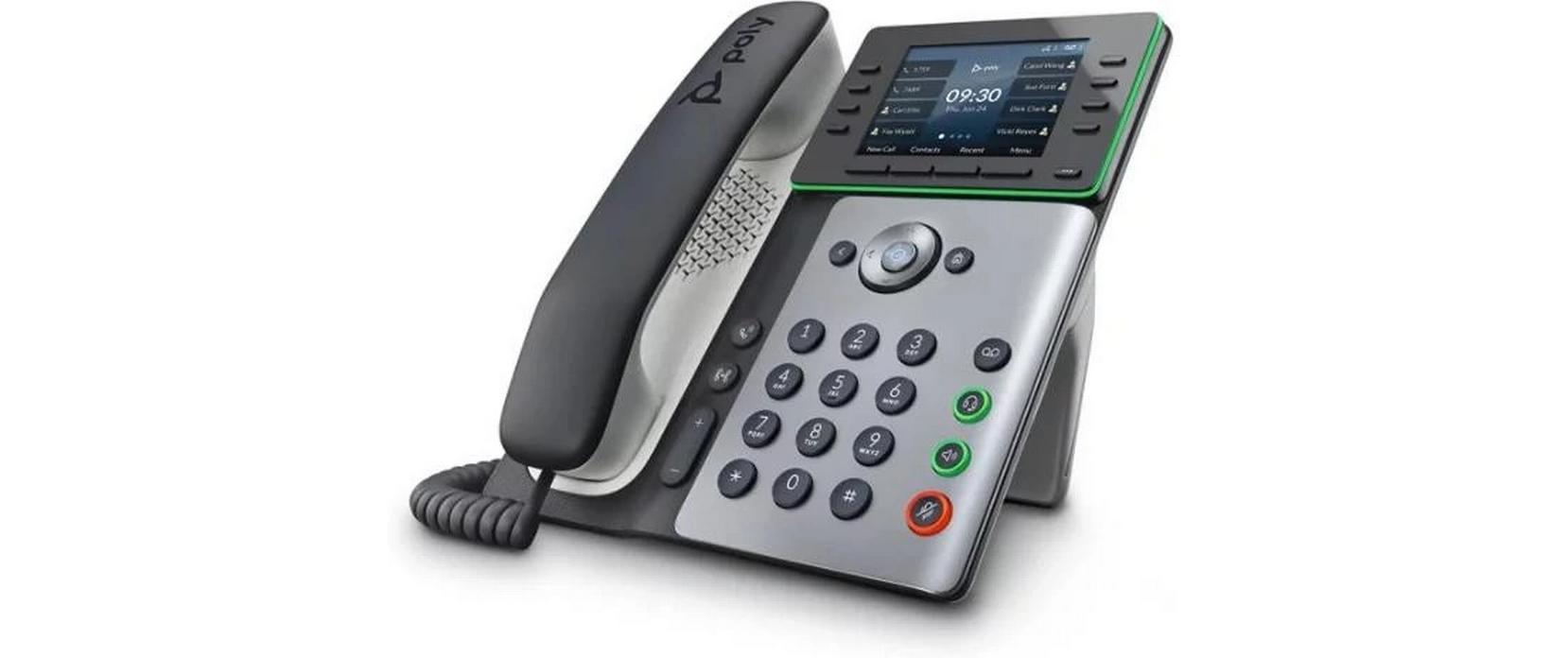 Tischtelefon Poly Edge E300 Grau/Schwarz/WeissEin Telefon für hohe Ansprüche