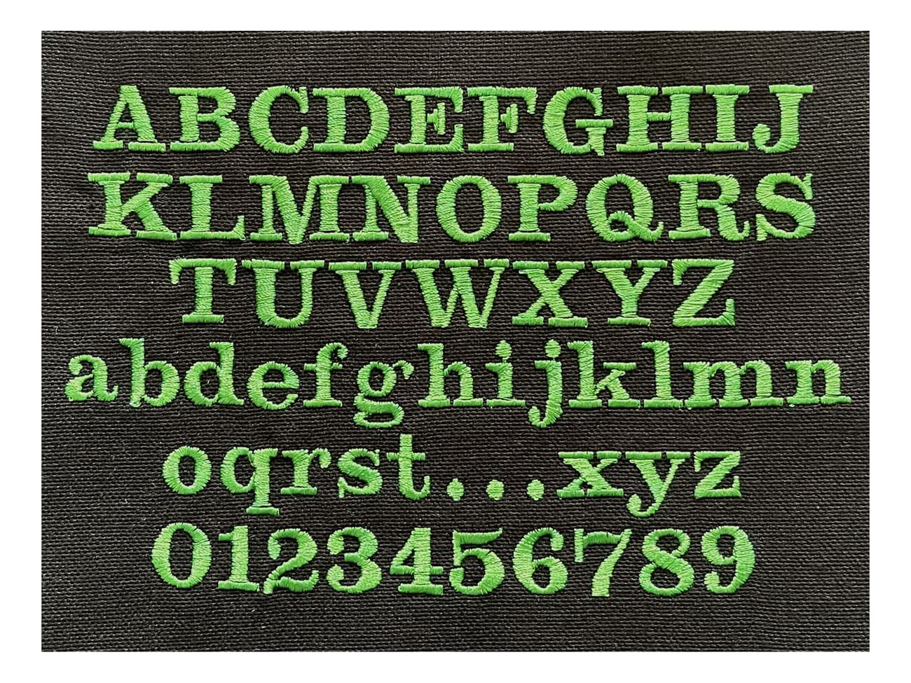 Broderie - Modèle M5 - Vert sapin - Meilleur du Chef
