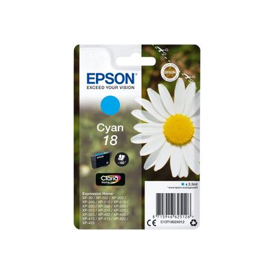 Epson 18 Pâquerette - cyan - cartouche d'encre originale