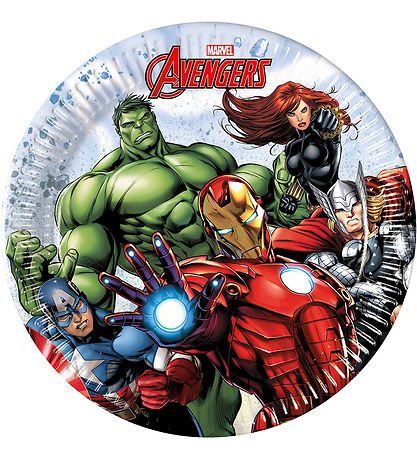 Decorata Party Pappteller - 8er-Pack - 19,5 cm - Avengers Infini
