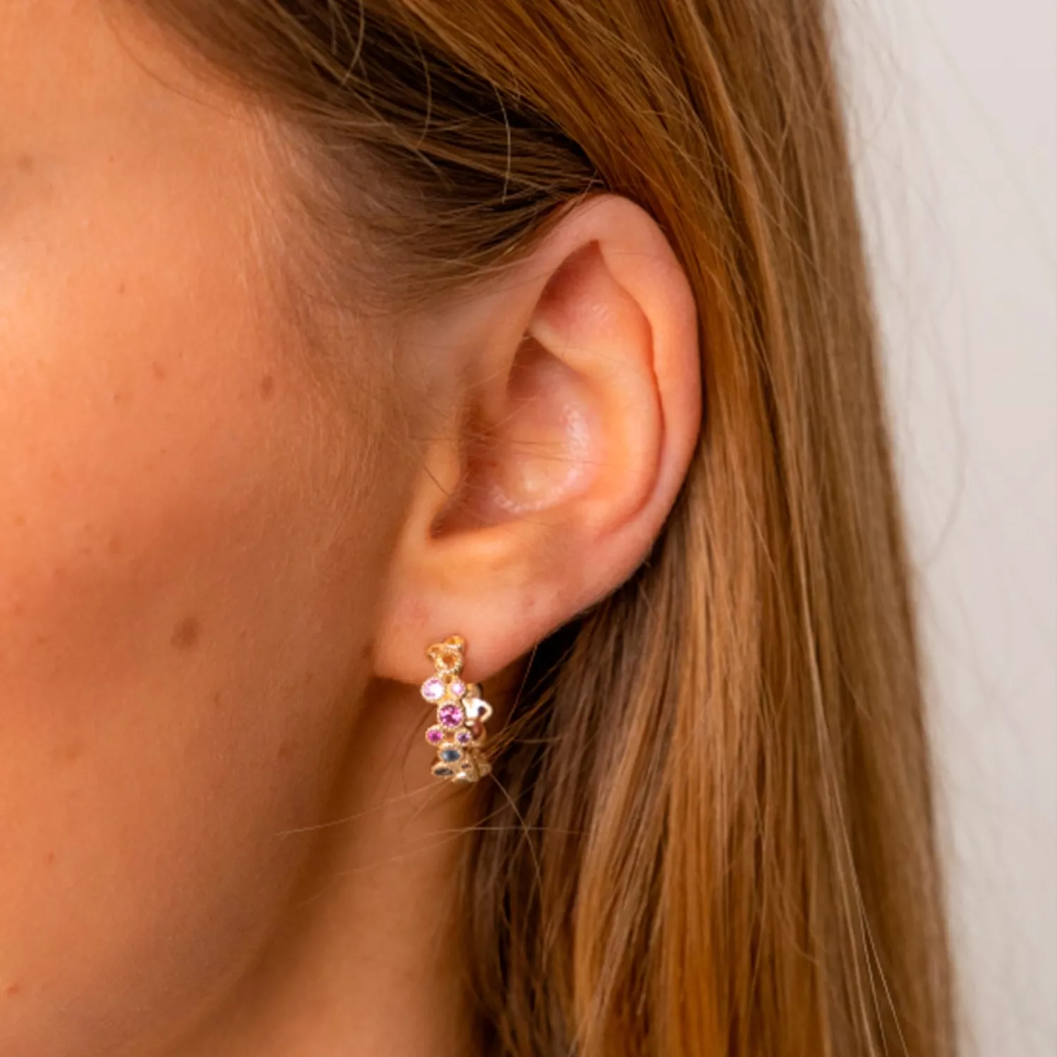 Mads Z Luxury Rainbow Øreringe 14 kt. Guld 1514065
