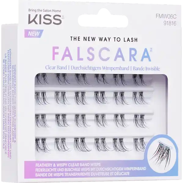 Falscara Eyelash Multipack - Clear band