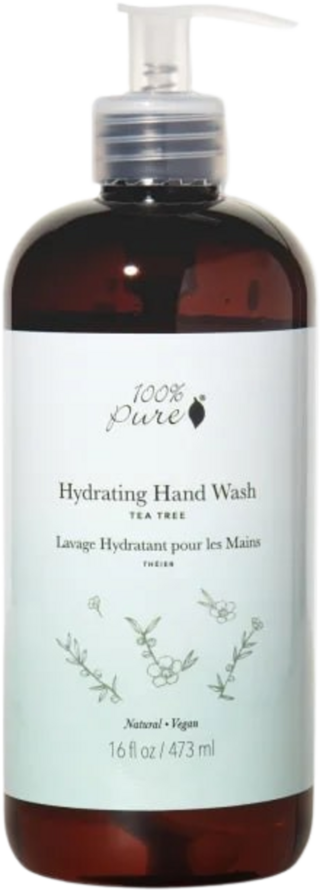 100% Pure  Hydrating Hand Wash Tea Tree, 473 ml