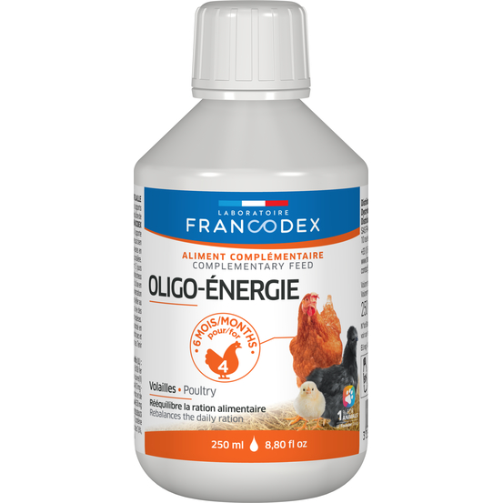 Aiment complémentaire Oligo-energie pour volailles 250ml
