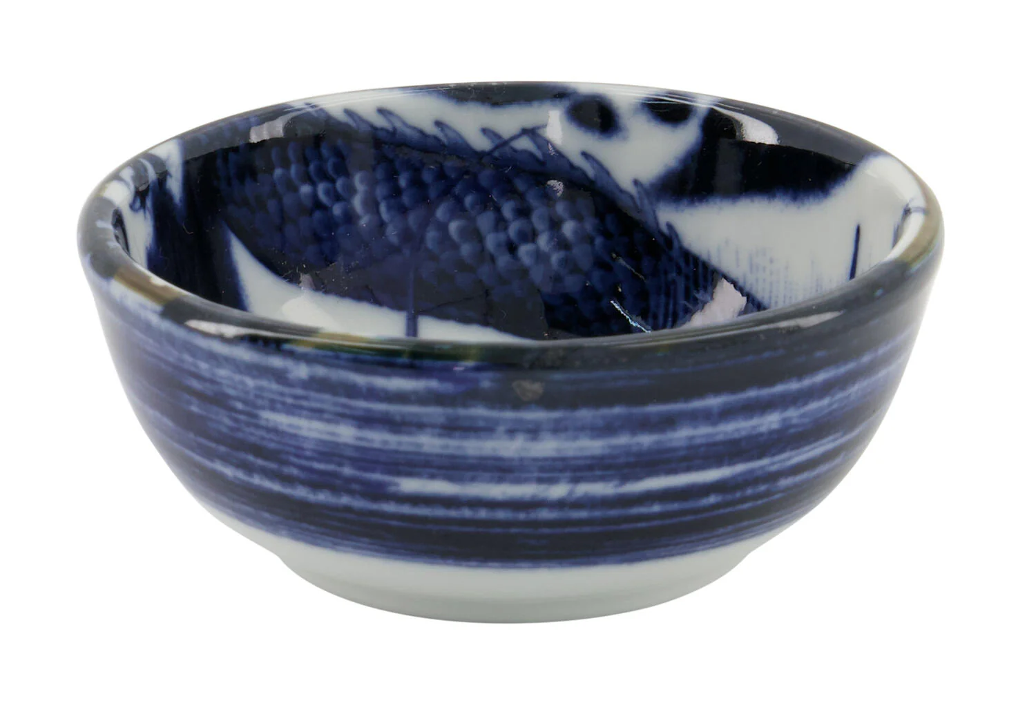 Tokyo Design Studio  Japonism Dragon skål, blå/hvid - 95 ml