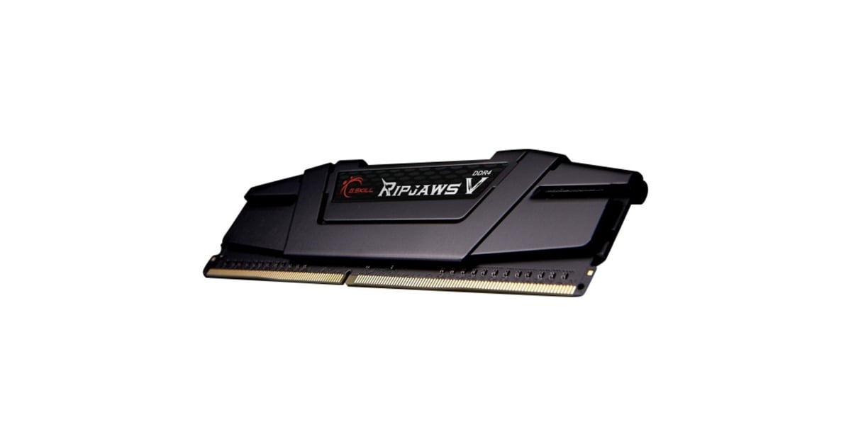 G.Skill64 GB DDR4-3200 Quad-Kit werkgeheugen  (Zwart, F4-3200C16Q-64GVK, Ripjaws V, XMP)