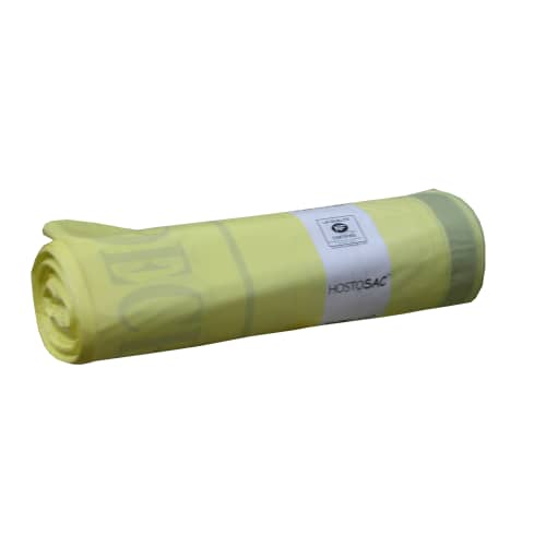 Sac plastique DASRI 110L jaune 28µm NF X Sphere