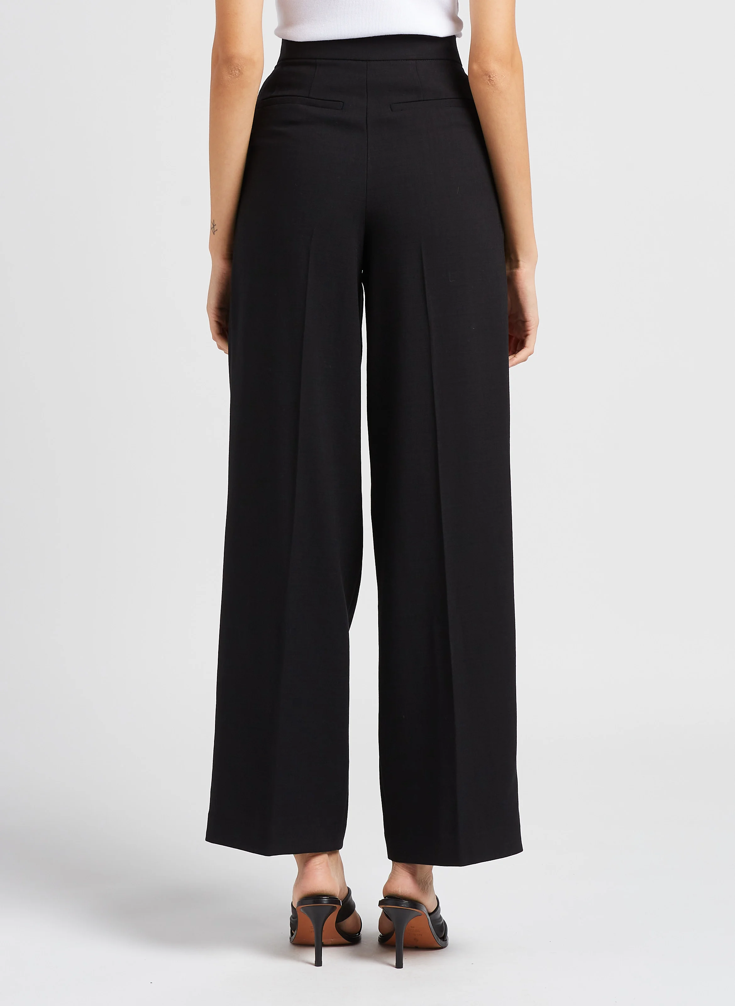 EDWIN - Pantalon large taille haute | Noir