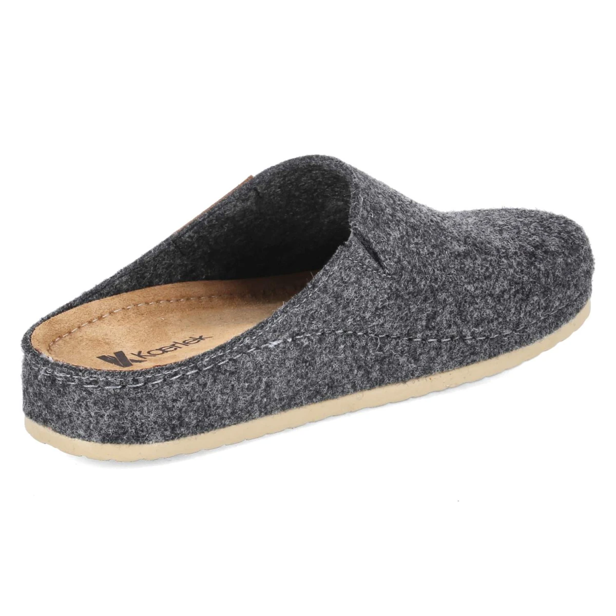 KaerlekPantoffeln NANA - dk. grey
